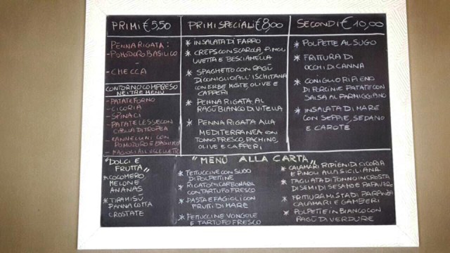 prezzi Bi Trattoria