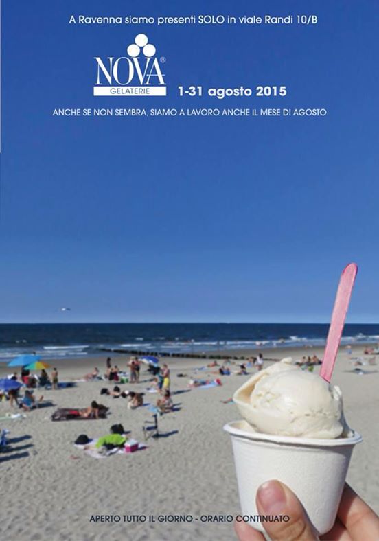pubblicità gelato Nova uomo