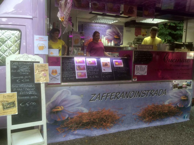 zafferano in strada