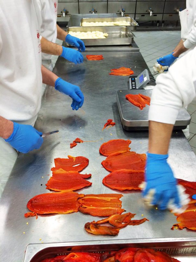 peperoni lavorazione