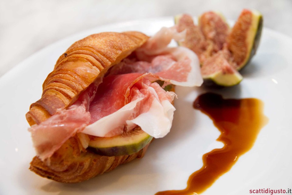 cornetto prosciutto fichi