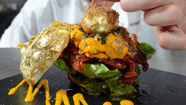 hamburger caviale