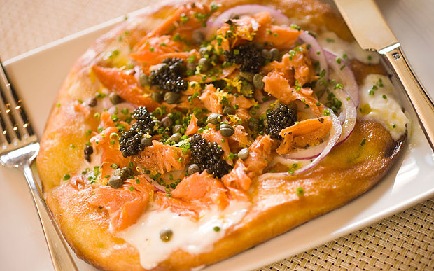 pizza caviale