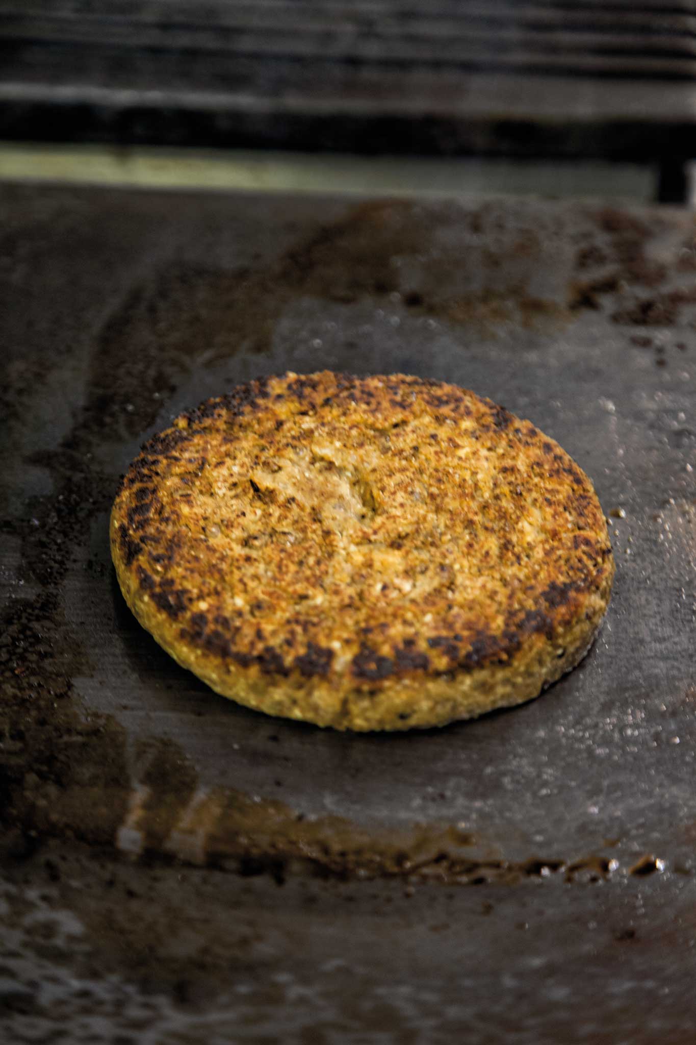 hamburger vegano cottura