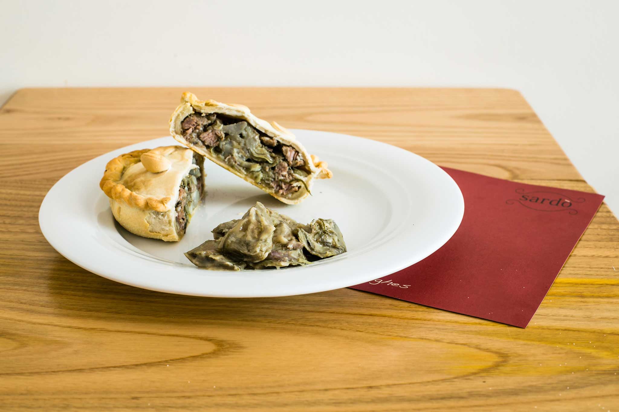 panada agnello carciofi