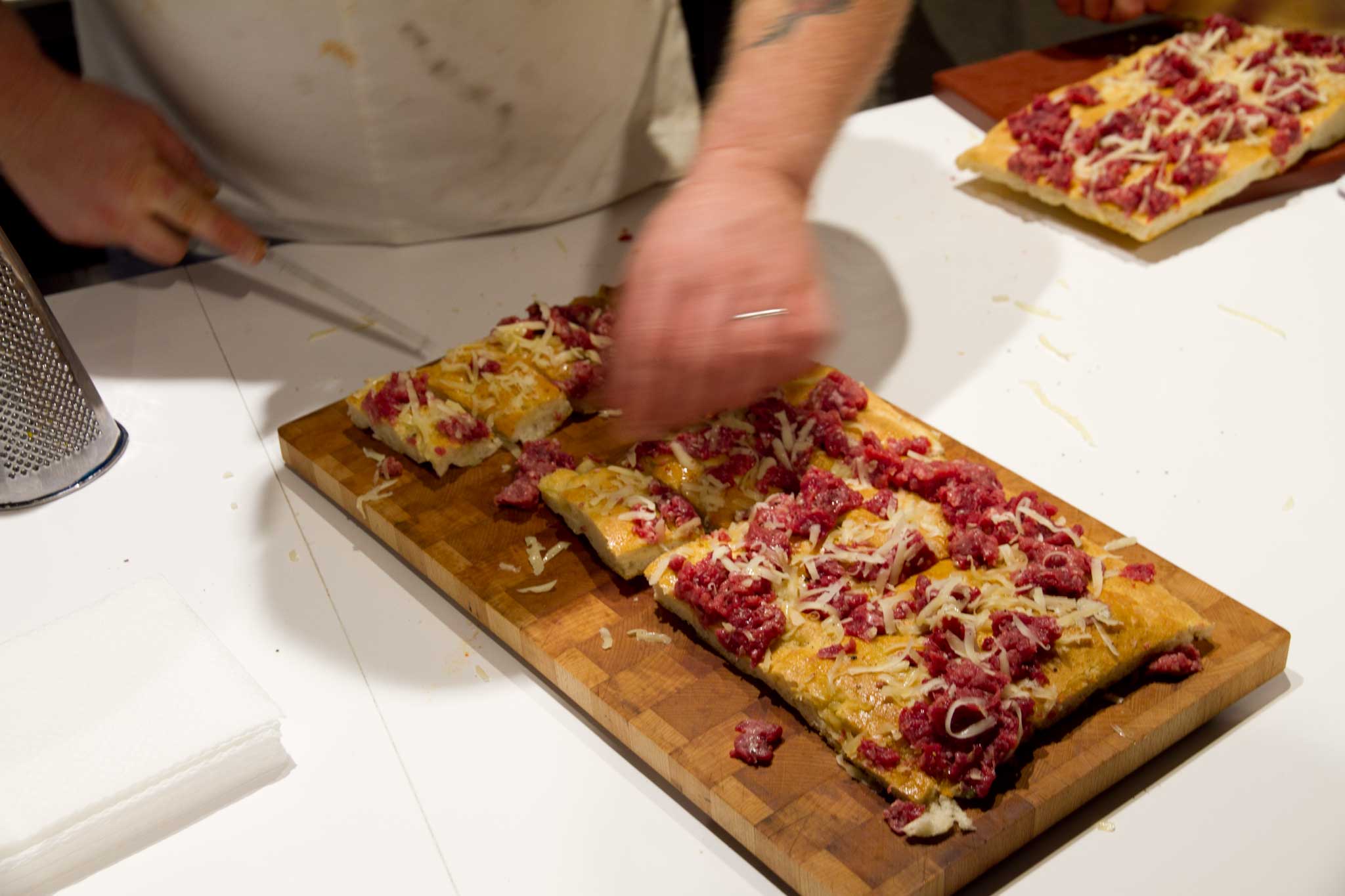 Bonci pizza crudo carne