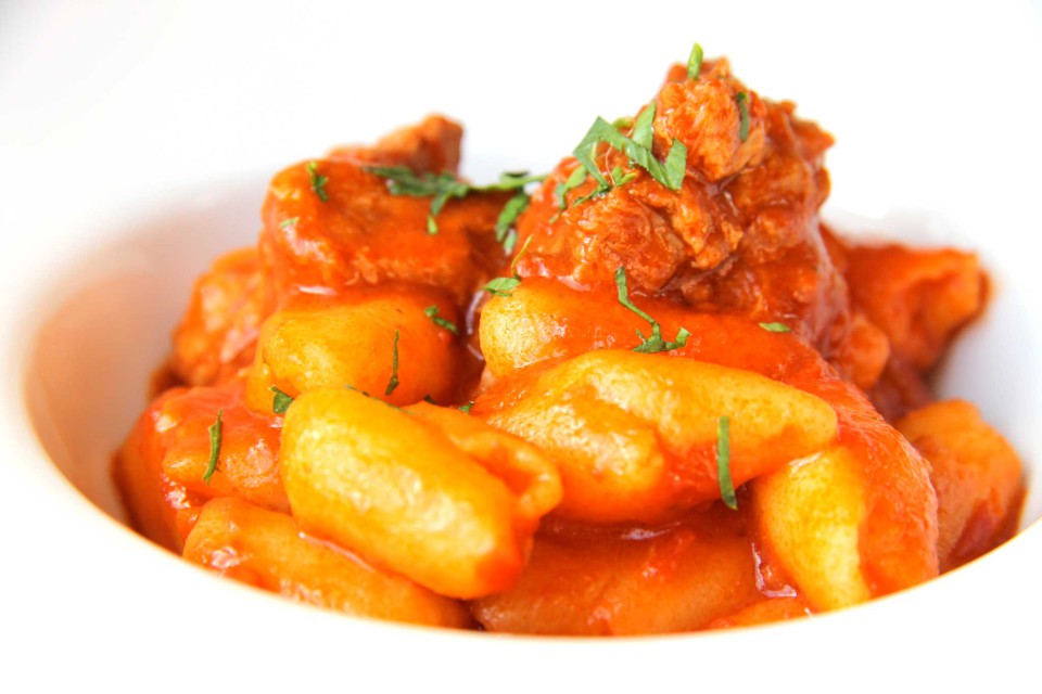 cavatelli sugo vitello