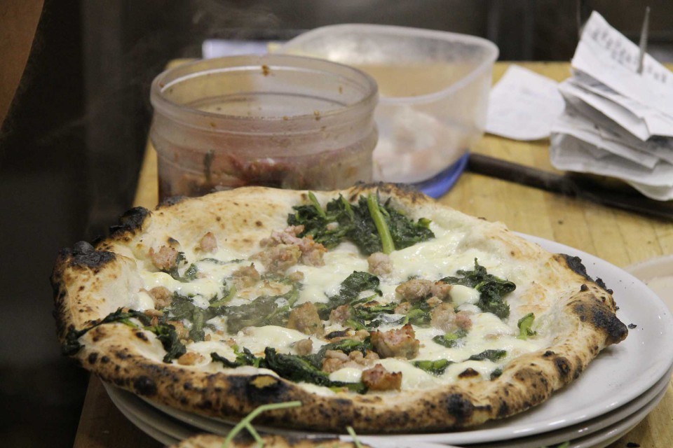 pizza salsiccia broccoli