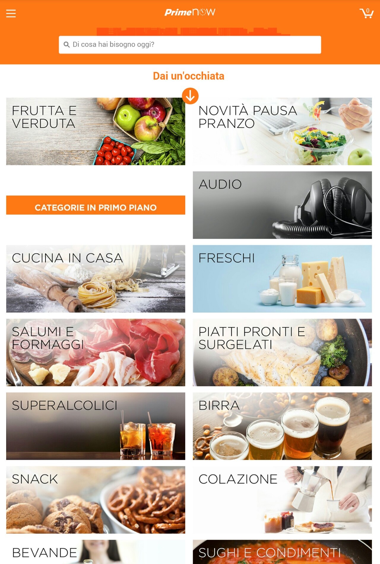 Amazon spesa Milano