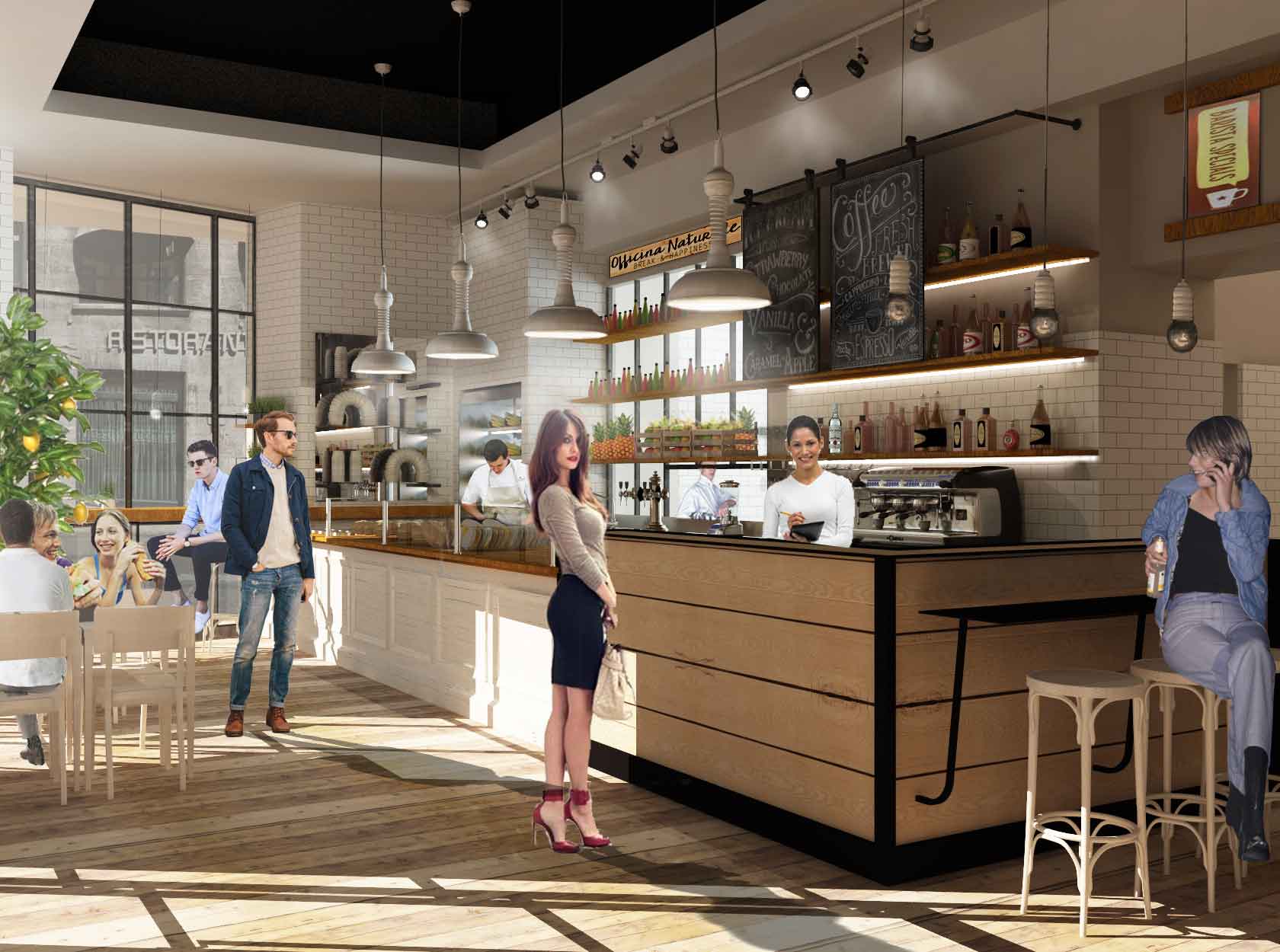 Officina Naturale Roma rendering
