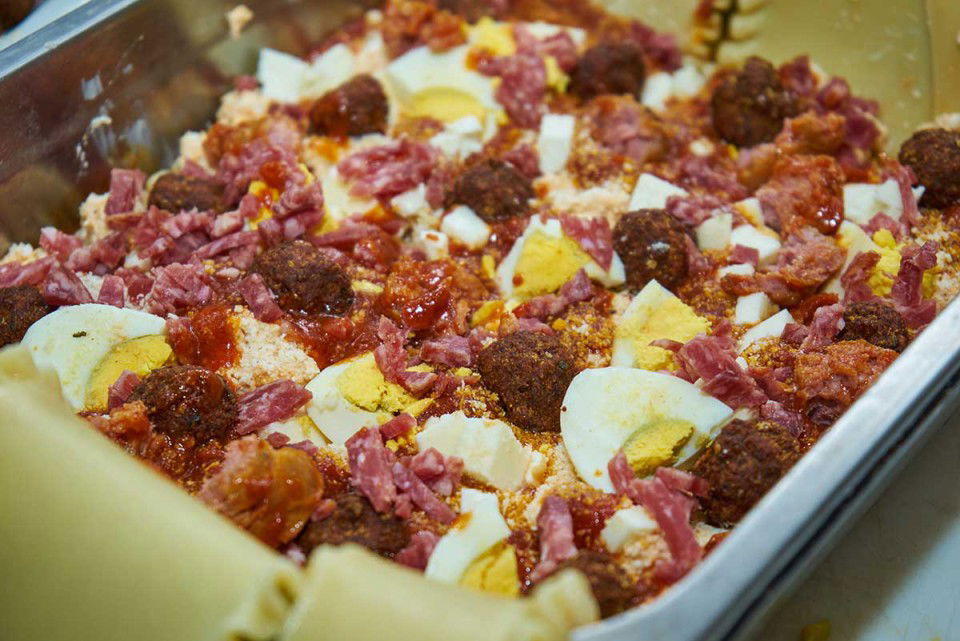 lasagna napoletana farcitura