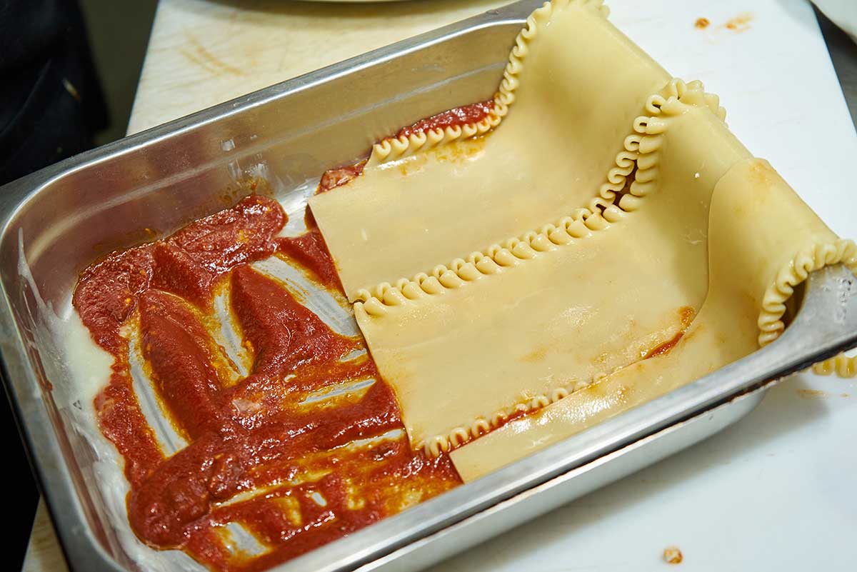 teglia per lasagna napoletana