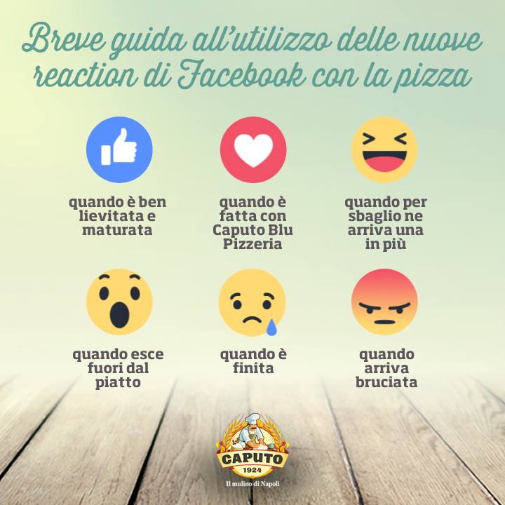 reaction Facebook pizza