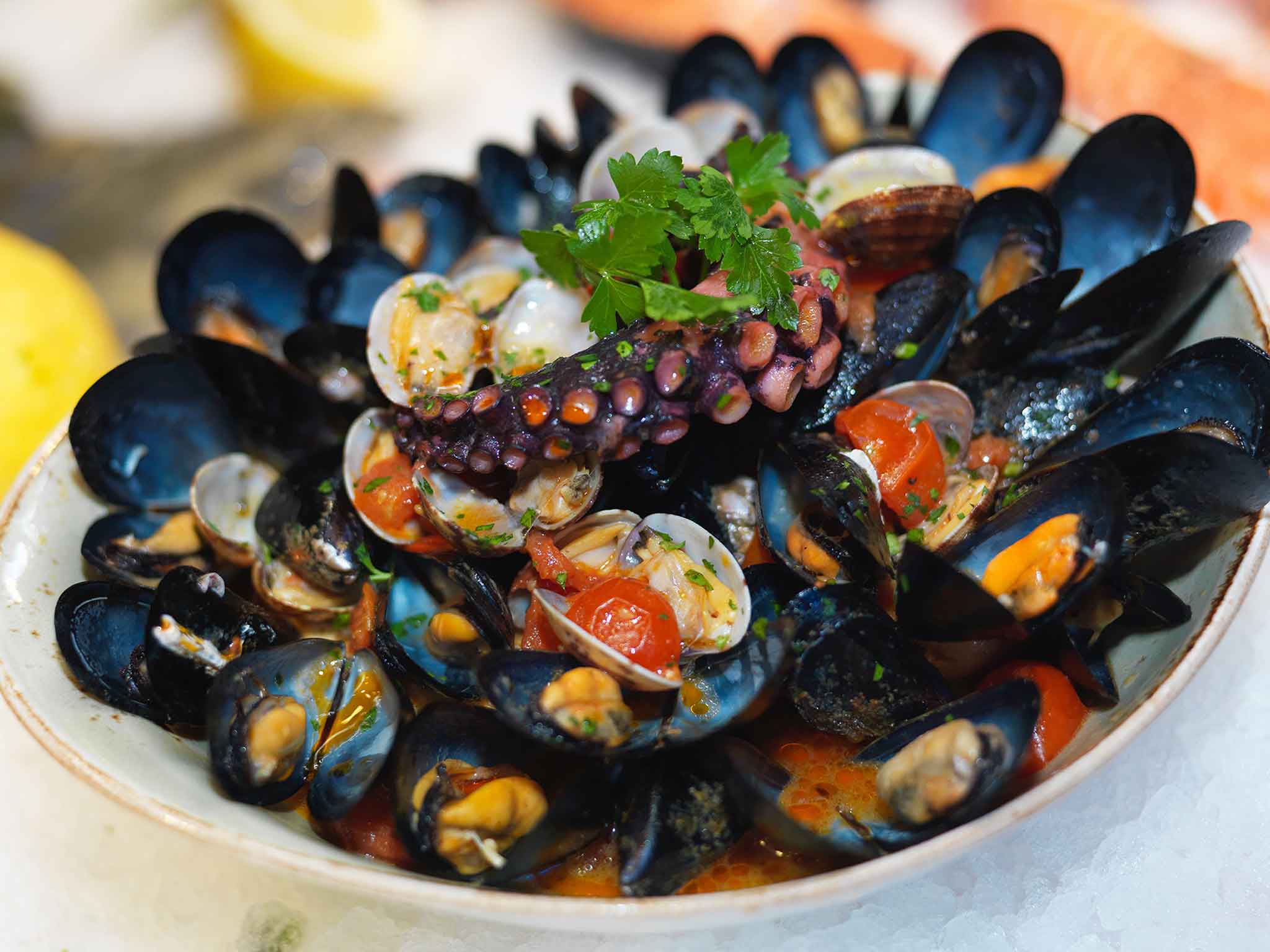 Неаполь cozze