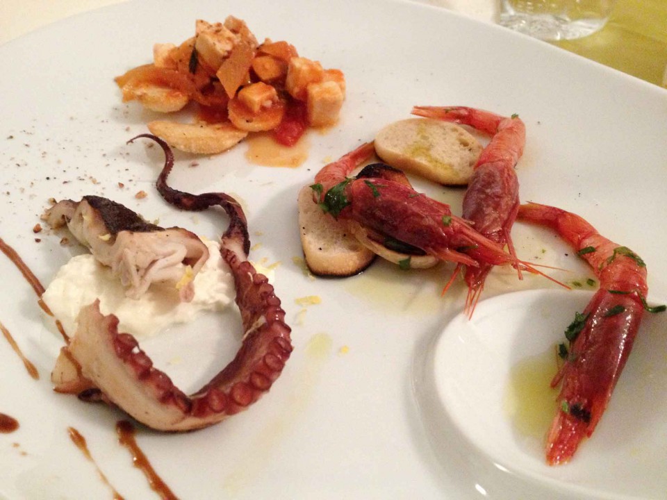 antipasti mare Le Lumie Emanuele Russo