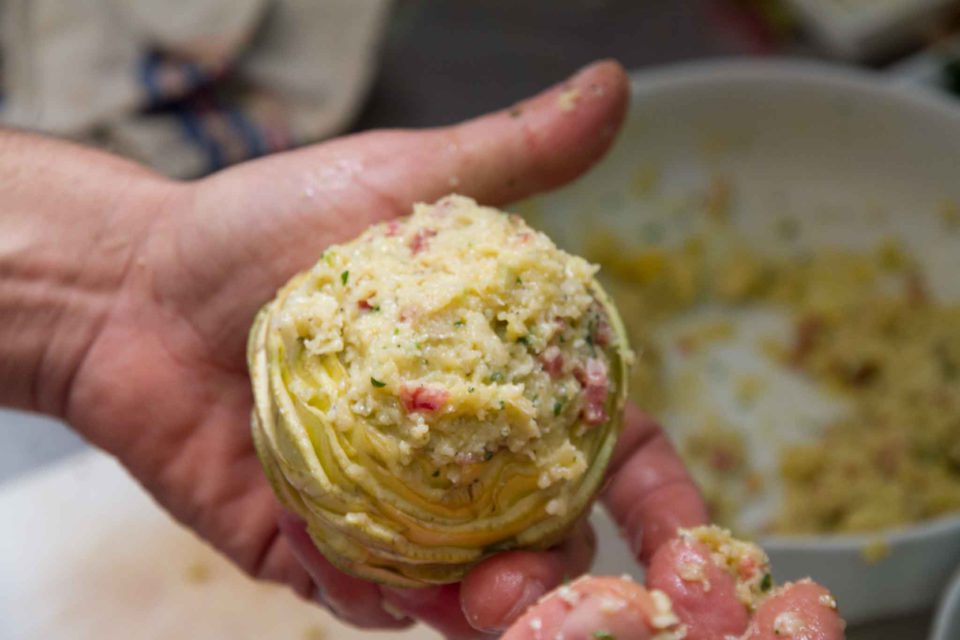 ricetta carciofo ripieno 20
