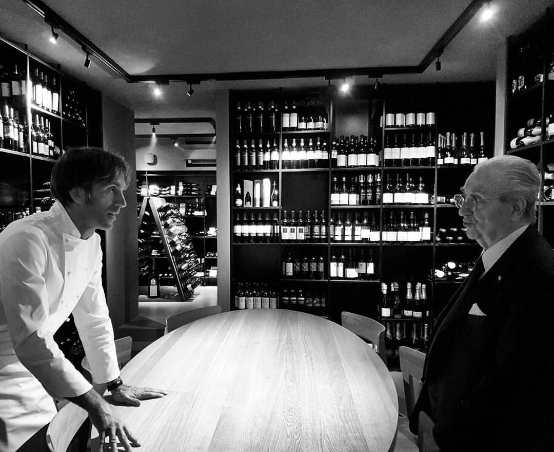 Davide Oldani e Gualtiero Marchesi