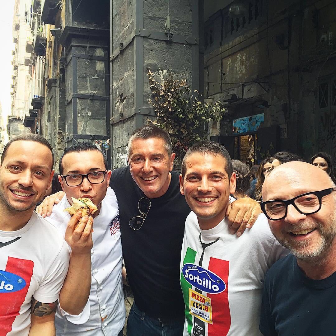Gino Sorbillo Domenico Dolce Stefano Gabbana