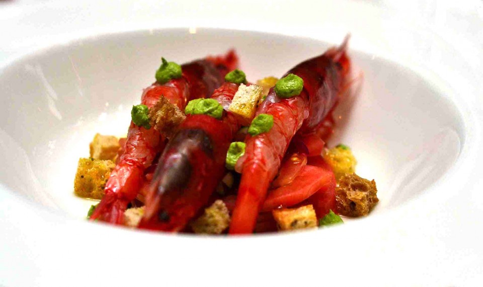panzanella gamberi bottega del vino milano