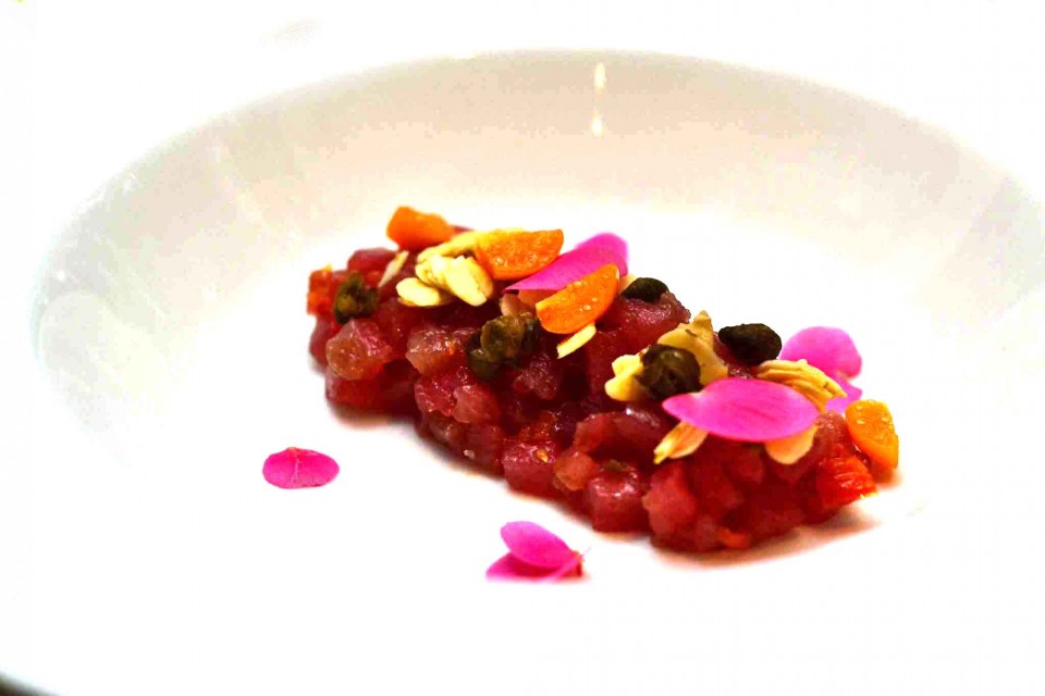 tartare di tonno bottega del vino milano