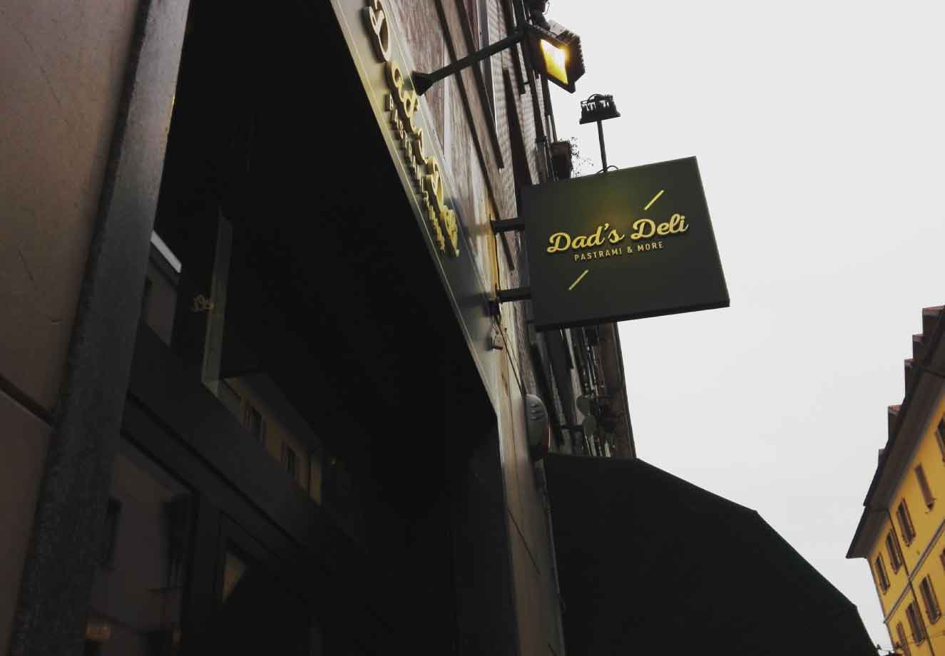 Insegna dads deli