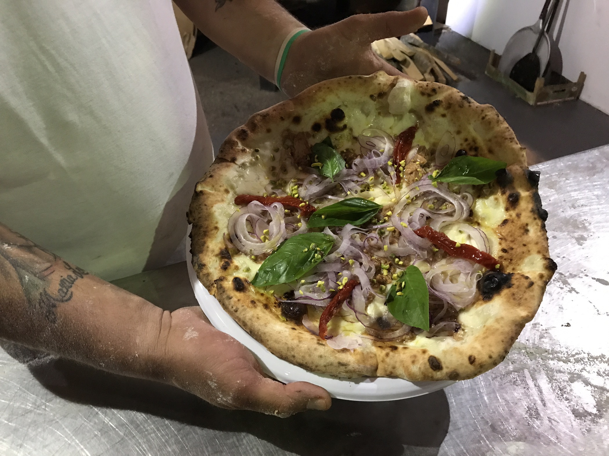Tutte le foto delle pizze speciali al Napoli Pizza Village 2017