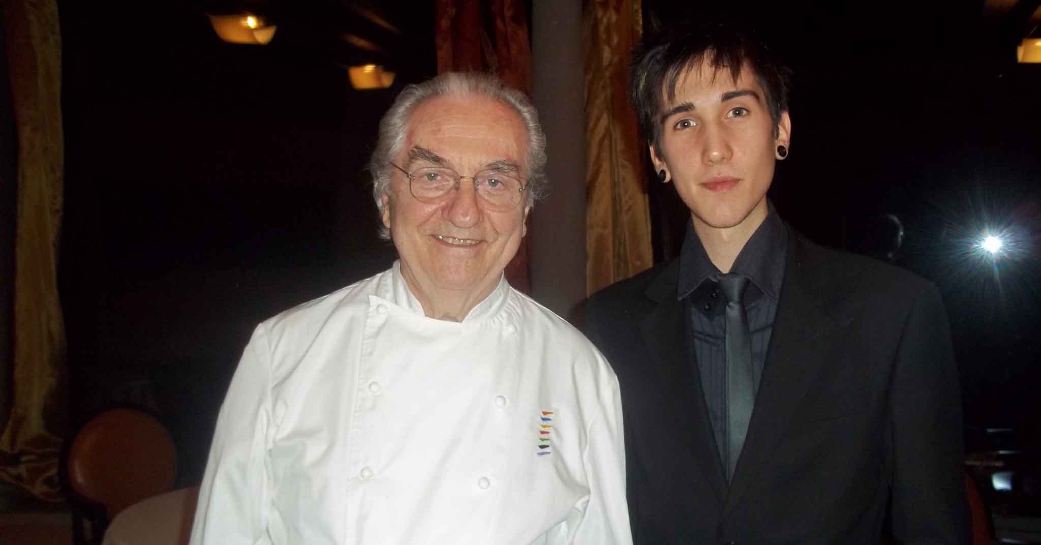 Gualtiero Marchesi. La cena al ristorante L'Albereta in Franciacorta