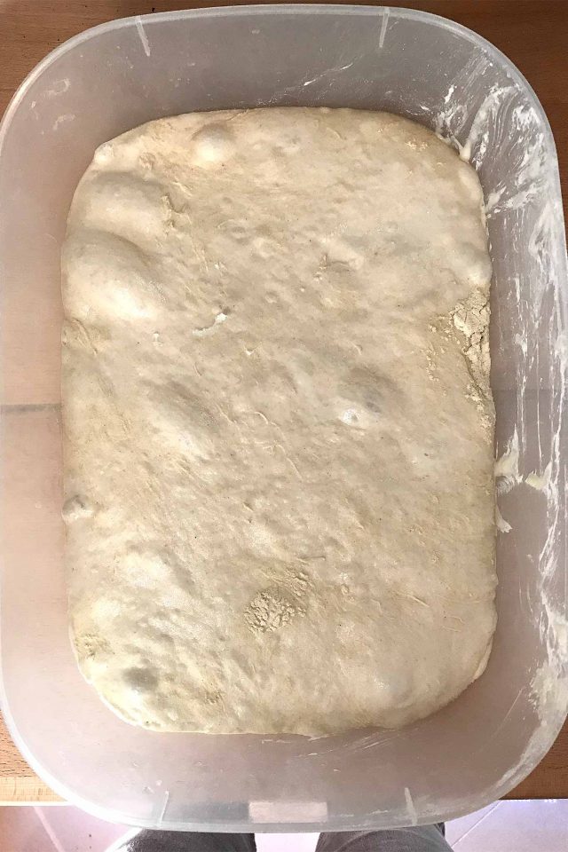 Impasto pizza fatta in casa
