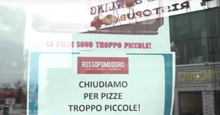 Napoli. Sentenza di sfratto alla pizzeria perché fa pizze troppo piccole