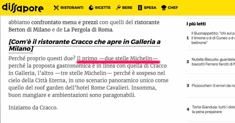 Cracco in Galleria. Di cosa parliamo quando parliamo di prezzi esagerati