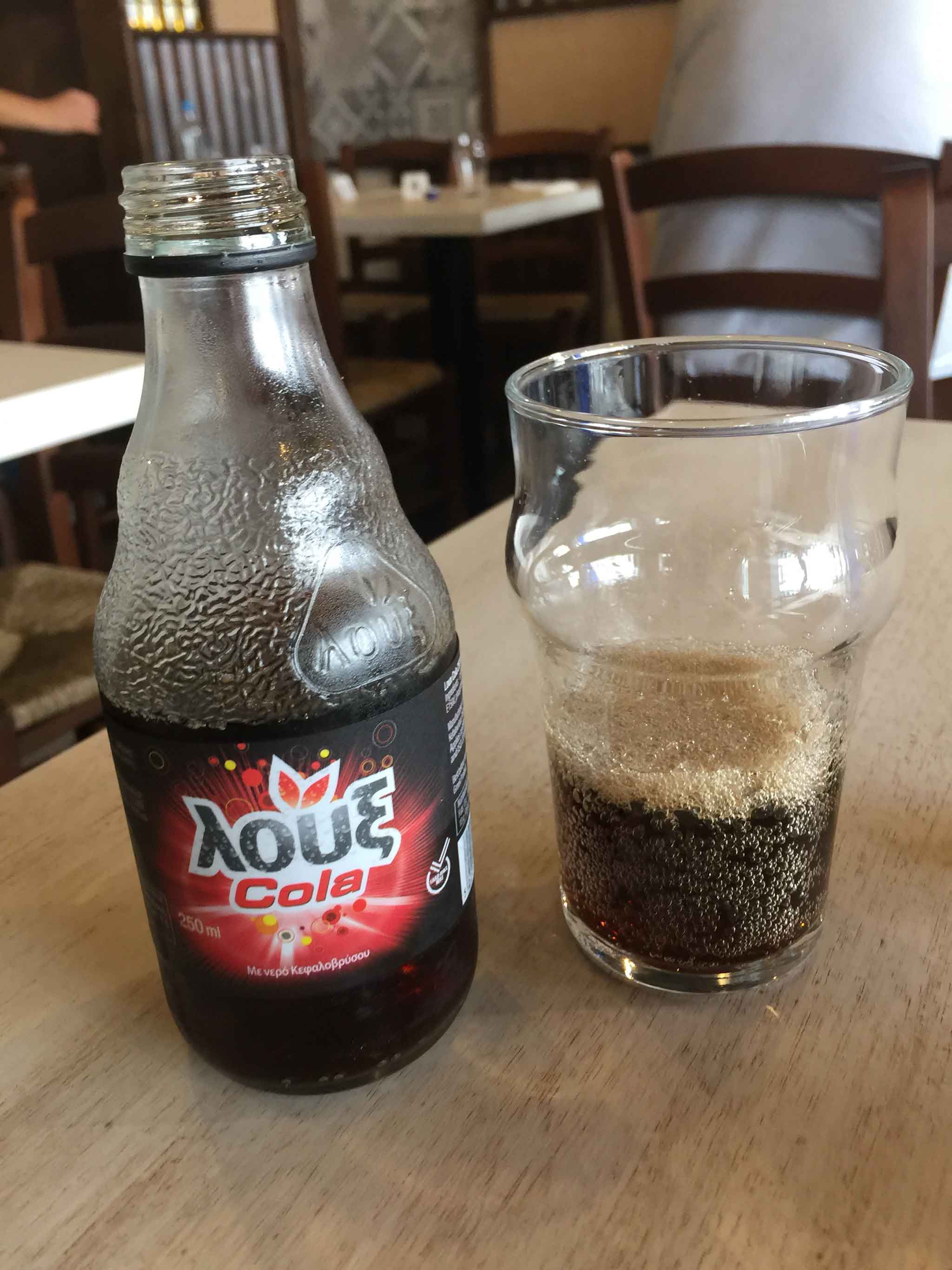 risalente dritto bottiglie Coca Cola