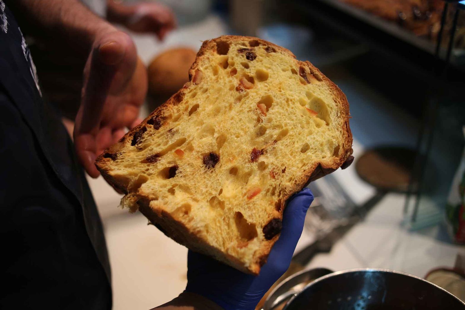 Panettone artigianale l’impasto cotto
