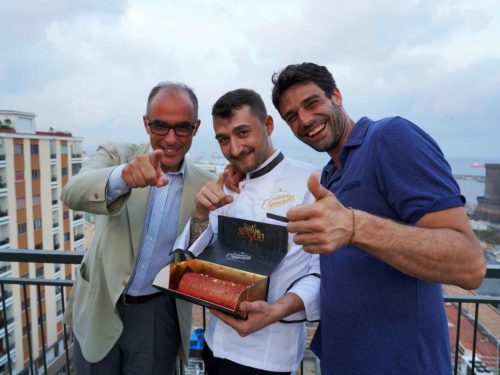 Dolce San Gennaro vincitore contest Raffaele Barresi Antimo e Mauro Caputo