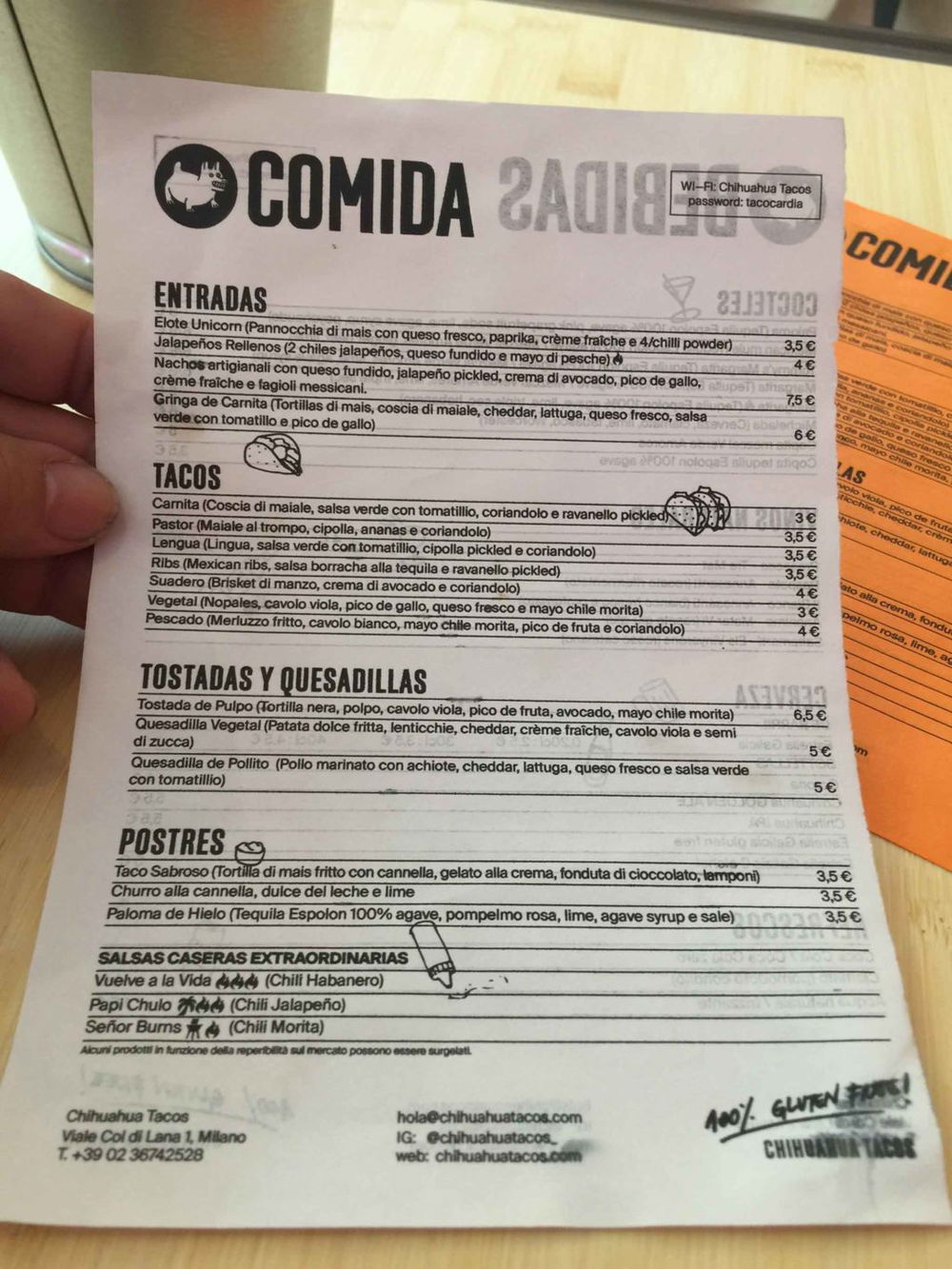 Milano. Chihuahua Tacos recensione, menu, prezzi