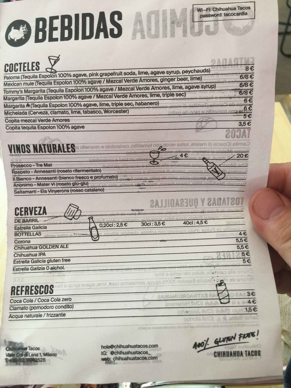 Milano. Chihuahua Tacos recensione, menu, prezzi