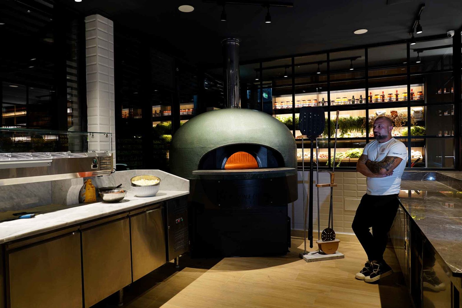 pizzeria Le Parule Ercolano Giuseppe Pignalosa forno per pizza a legna e orto