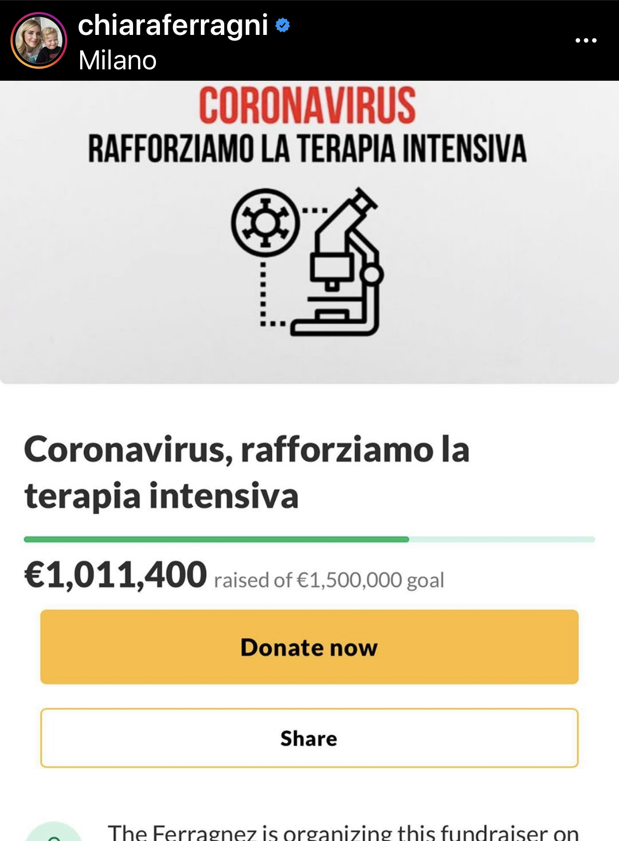 Ferragnez Coronavirus