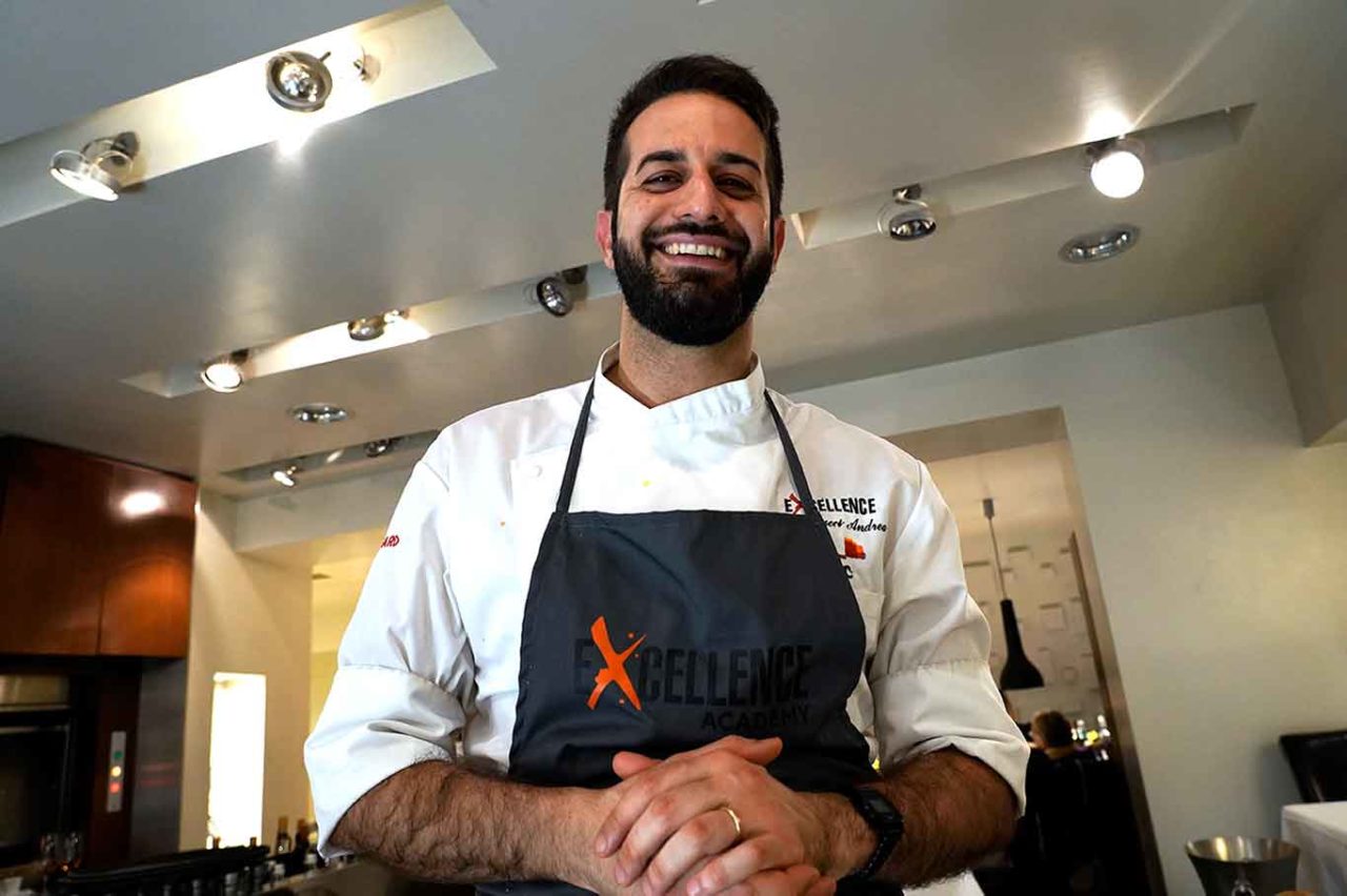 Andrea Pasqualucci chef del Moma, a Roma, ristorante una stella Michelin