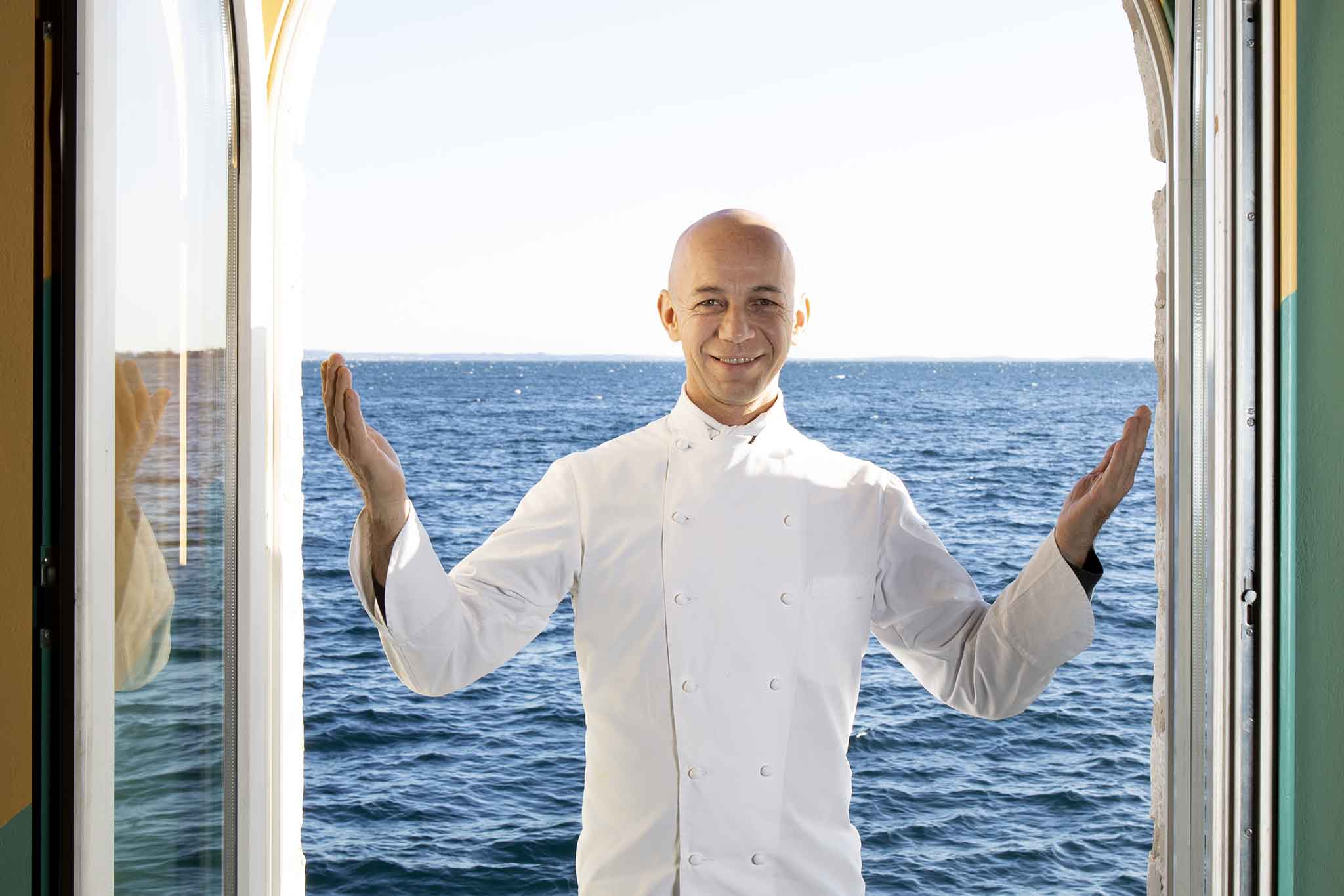 Riccardo Camanini al lido 84