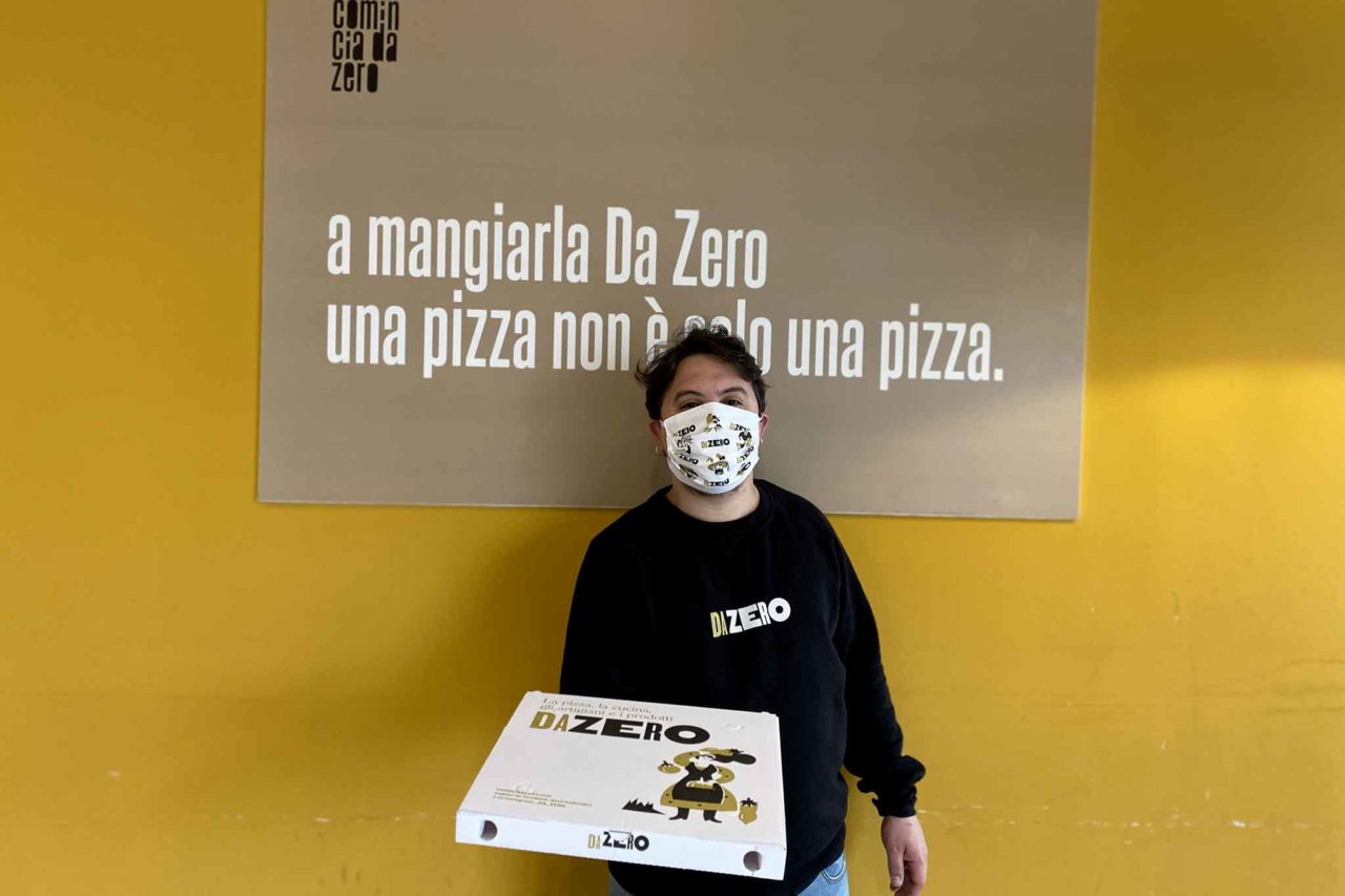pizzeria Da Zero mascherina
