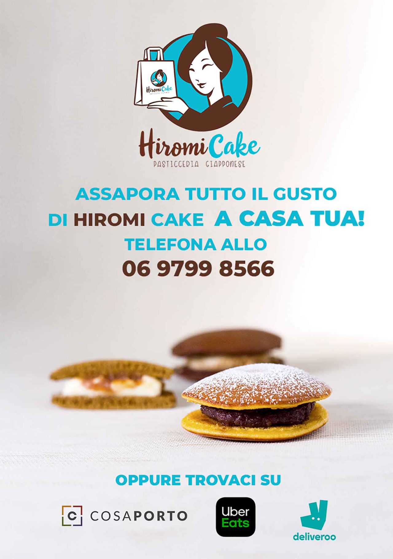 dolci giapponesi Hiromi Cake Roma delivery