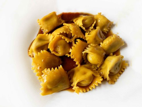 agnolotti al sugo di arrosto Madama Piola