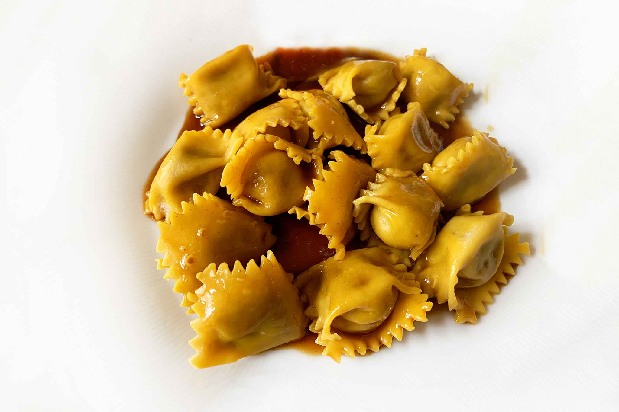 agnolotti al sugo di arrosto Madama Piola