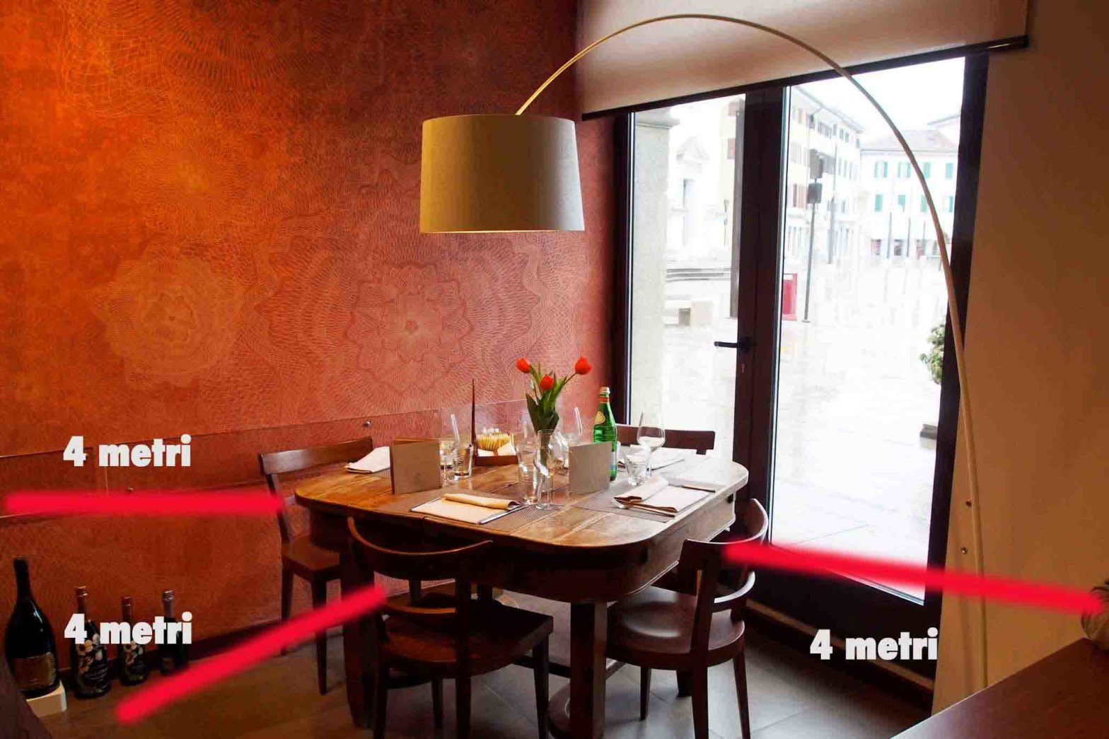 coronavirus tavolo ristorante distanza lockdown