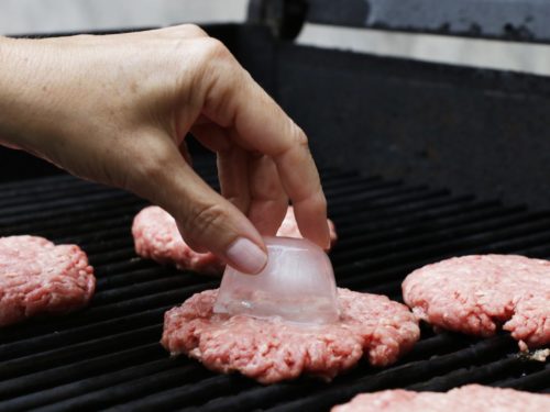 hamburger con il ghiaccio