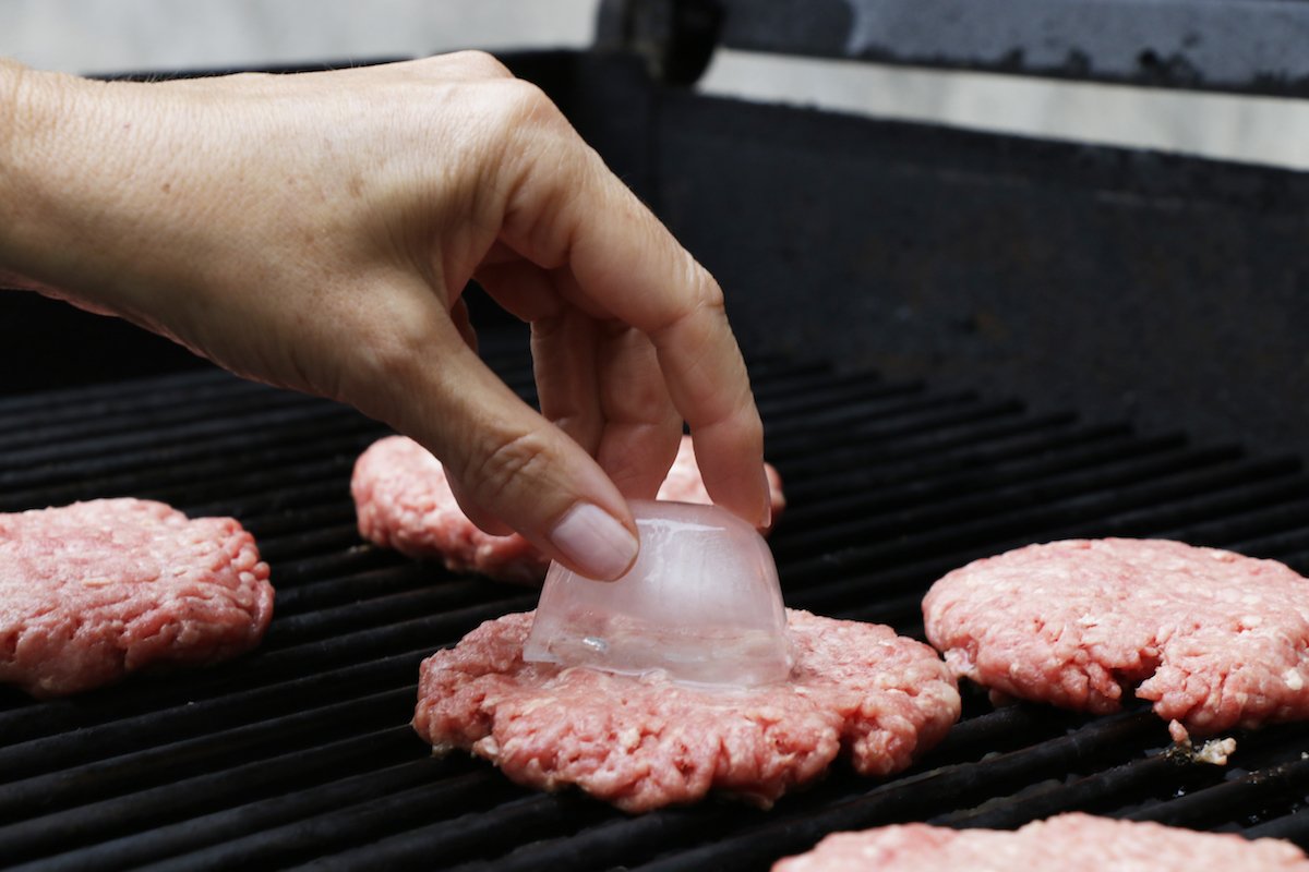 hamburger con il ghiaccio