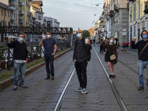 movida sui navigli milano distanziamento sociale