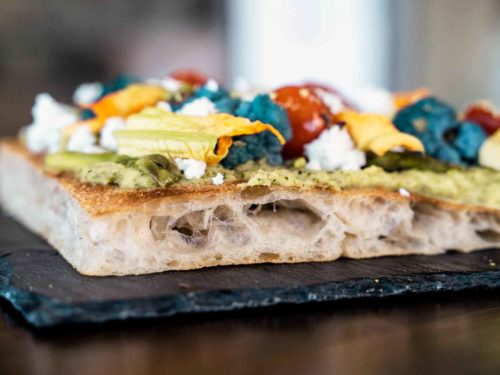 pizza in teglia delizie di stagione Rosario Giannattasio Crunch