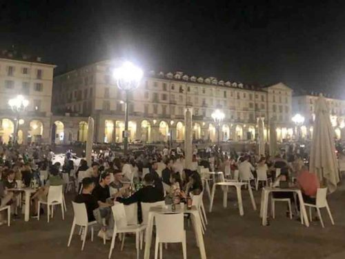 Torino Piazza Vittorio movida
