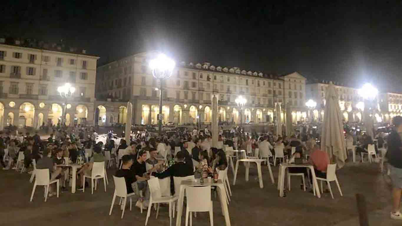 Torino Piazza Vittorio movida